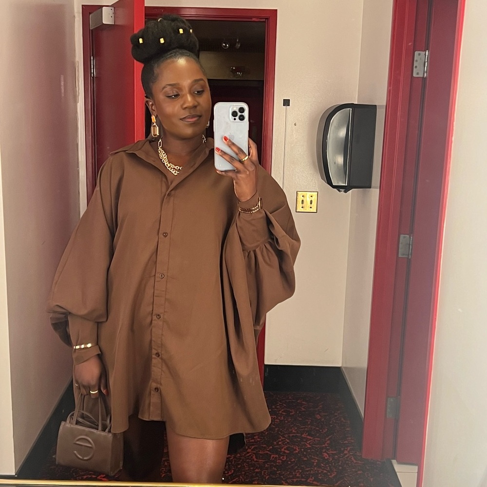 Chocolate Shirt Dress